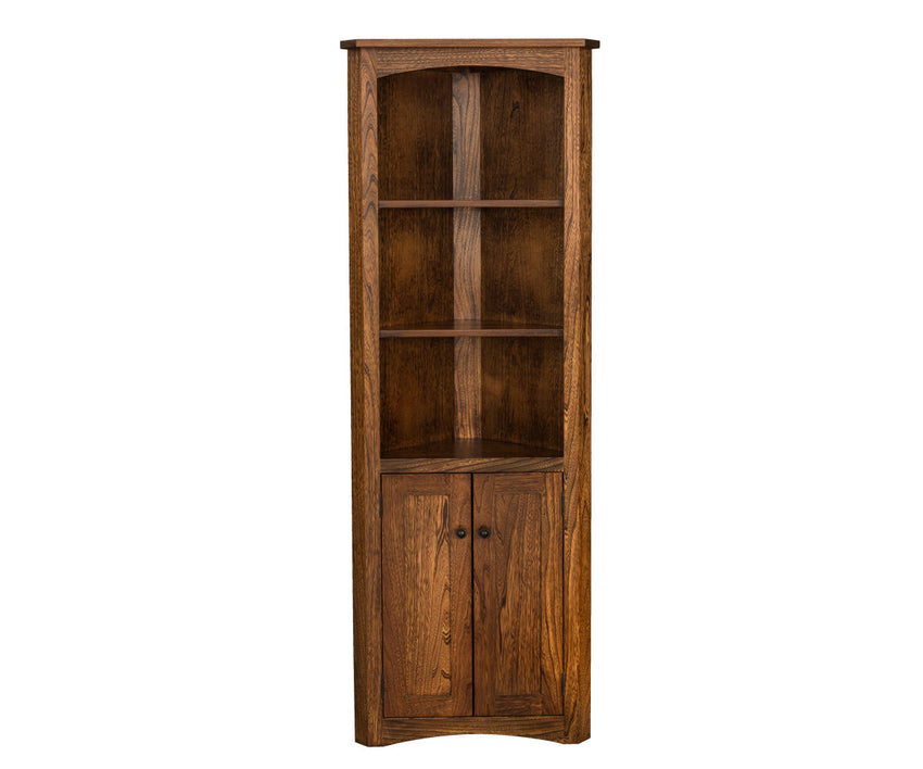 Mission Corner Bookcase