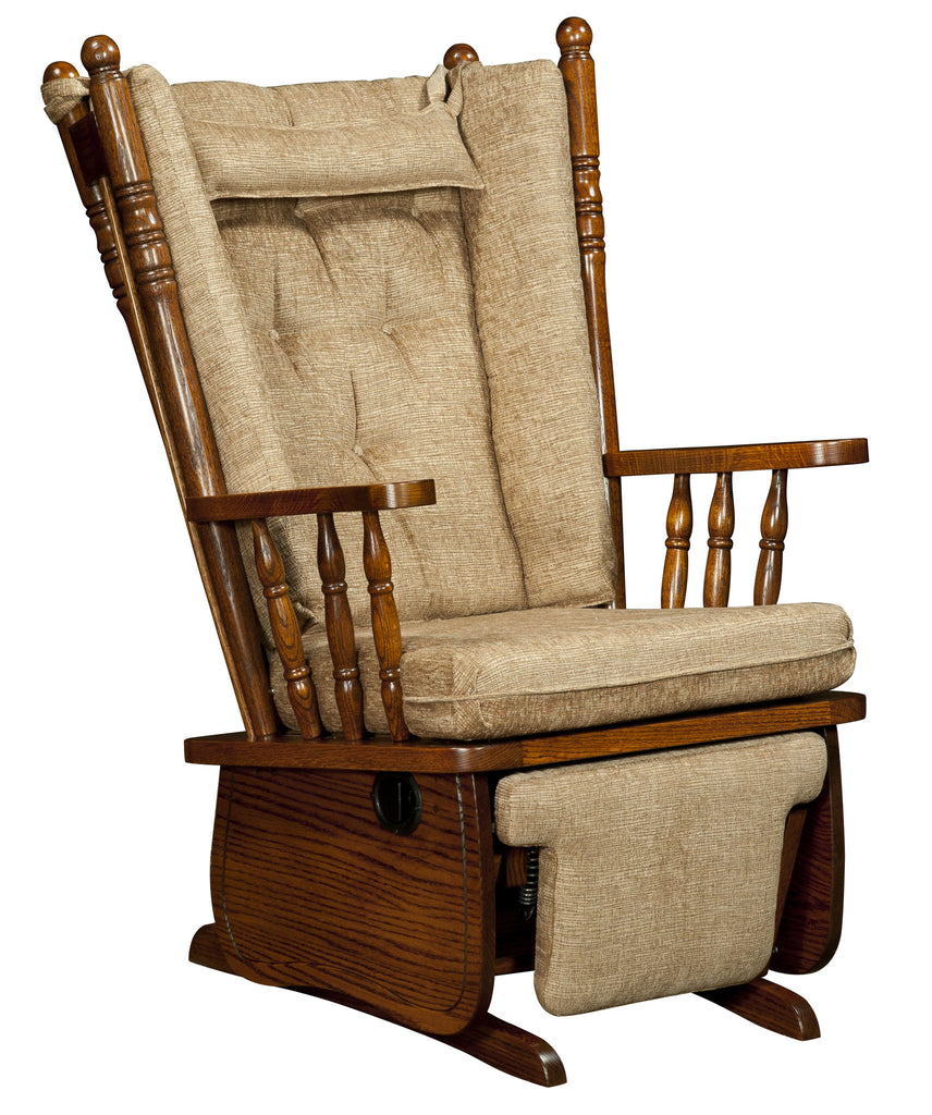 Glider rocker goes hot sale back too far