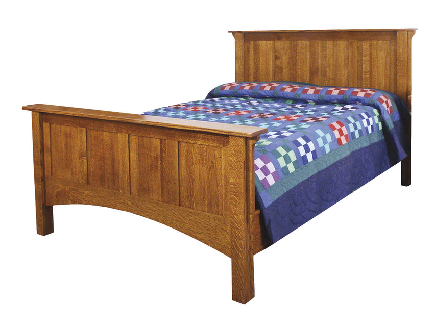 Arts & Crafts Panel Bed (ES)