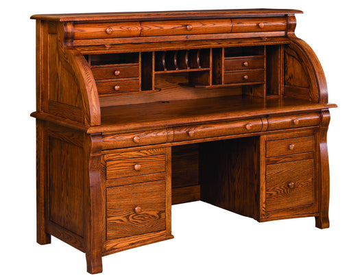 65" W Castlebury Rolltop Desk