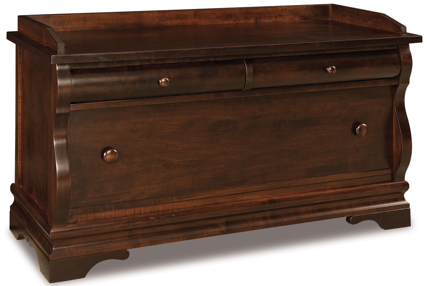 Chippewa Sleigh Blanket Chest with Cedar Bottom