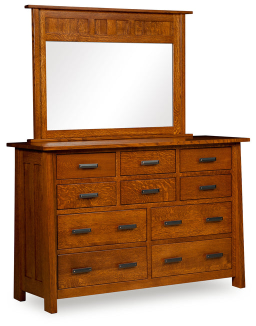 Freemont Mission Dresser, 10 Drawer