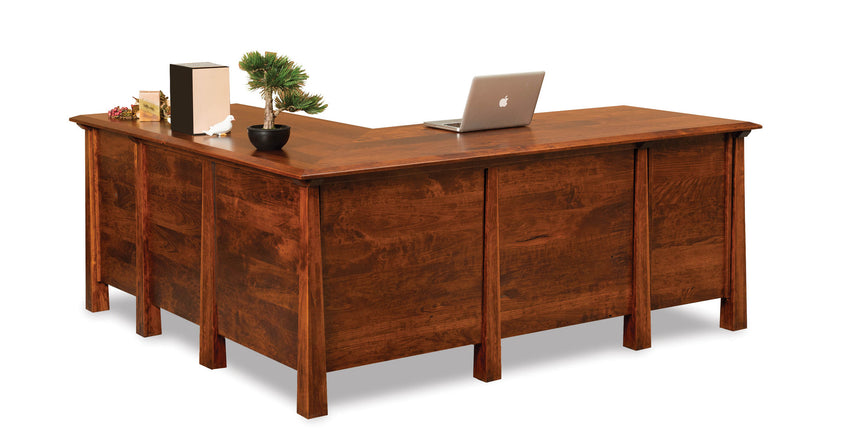 Artesa 6 drawer L desk