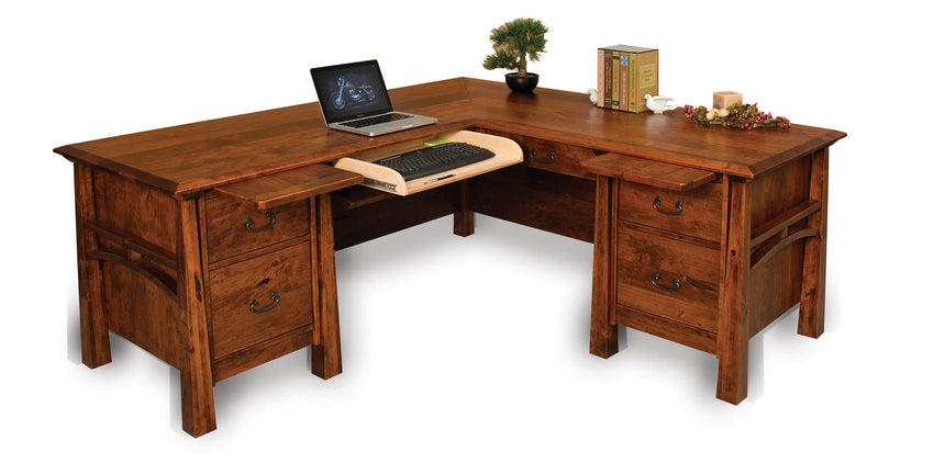 Artesa 6 drawer L desk