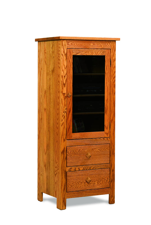 Mission Stereo Cabinet w/1 door, 2 drawers