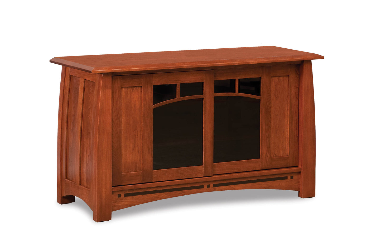 Boulder Creek Media Stand - Sliding Doors