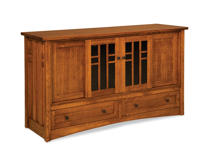 Kascade 36" high, 3 door, 2 drawer LCD Stand