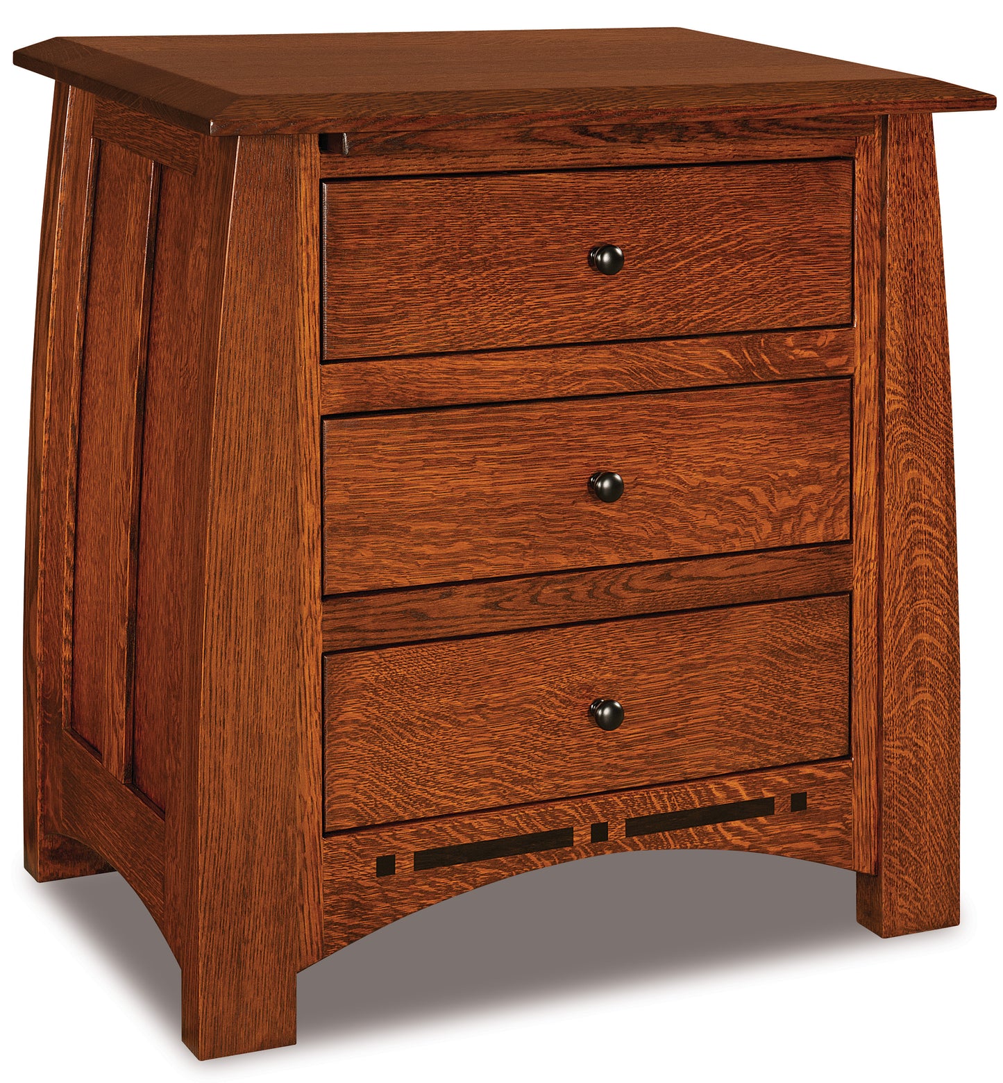 Boulder Creek 3 Drawer Nightstands