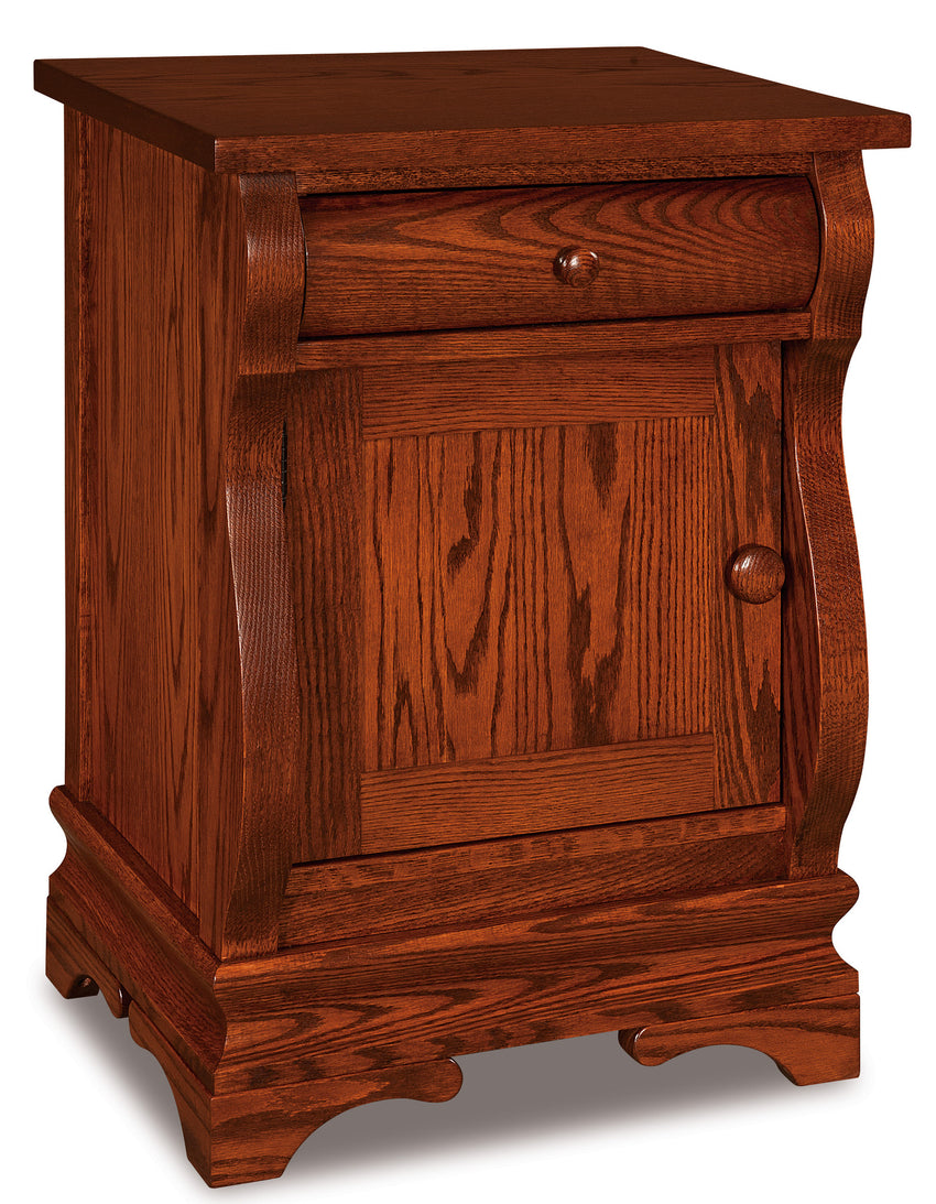 Chippewa Sleigh Door and Drawer Nightstands