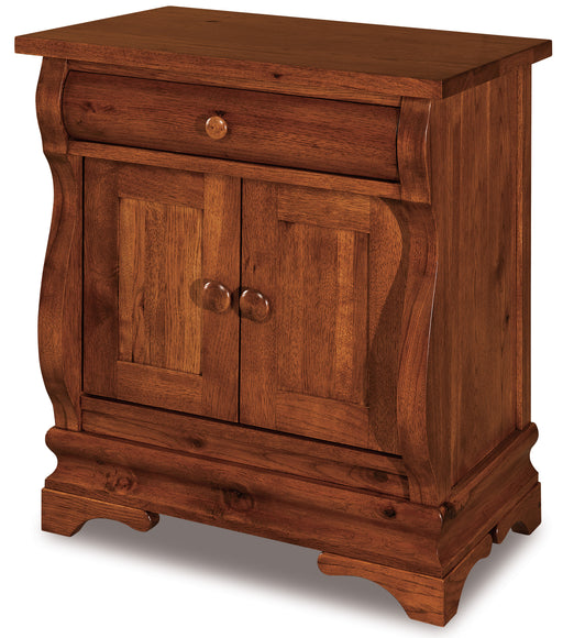 Chippewa Sleigh Door and Drawer Nightstands