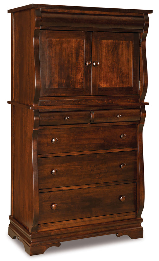 Chippewa Sleigh Chest Armoire