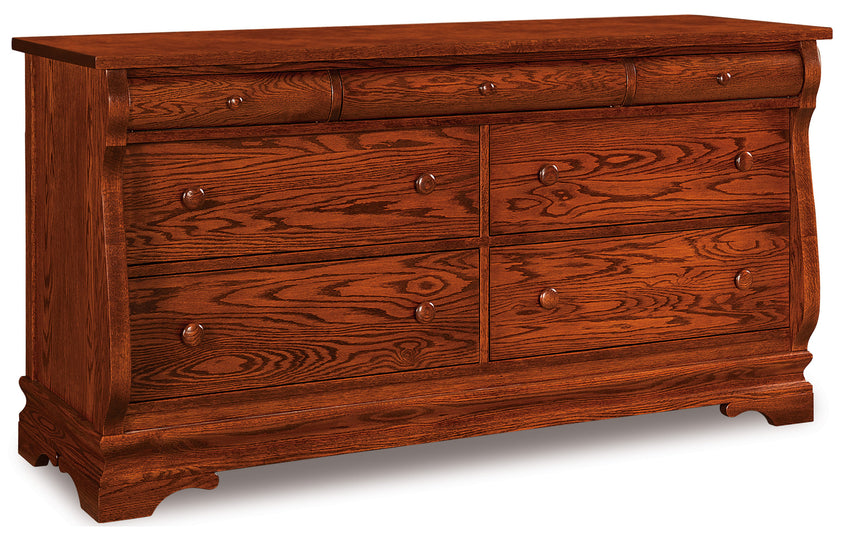 Chippewa Sleigh 7 Drawer Dressers