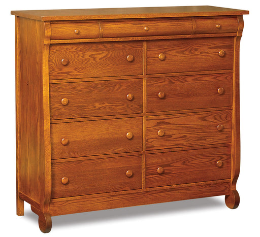Old Classic Sleigh 11 Drawer Double Chest