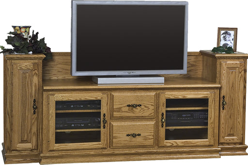 Heritage TV Console with Towers