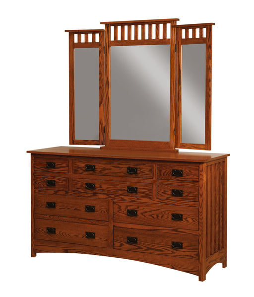 Schwartz Mission 66" Dresser, 10 Drawers