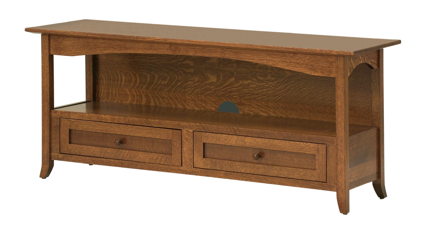 Shaker Hill Open Flat Screen TV Stand - No Drawers