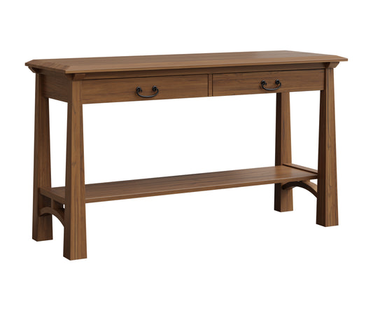 Artesa Open Sofa Table with Drawer and Shelf
