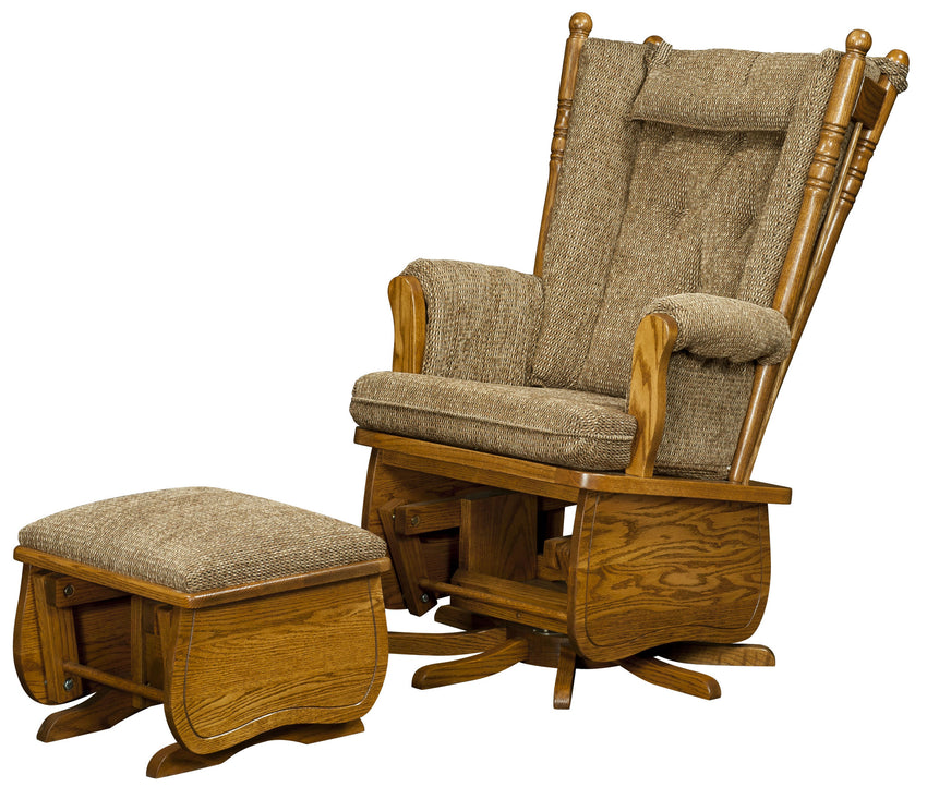 Four Post Highback Standard Swivel Glider