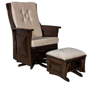 Sebana Panel Glider and Ottoman