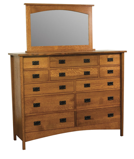 Arts & Crafts Mirror for 12 Drawer Dresser
