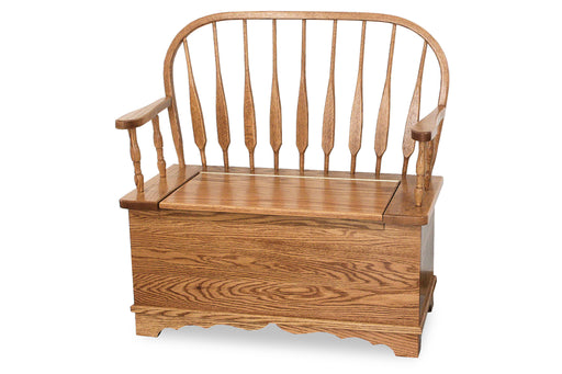 Low Feather Bow Bench