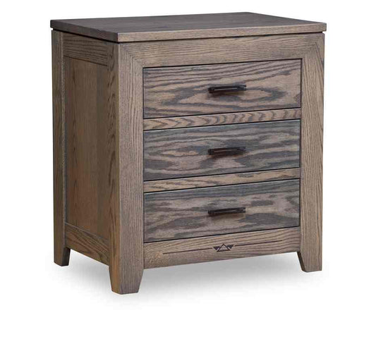 Addison  30"H Nightstand, 3 Drawer