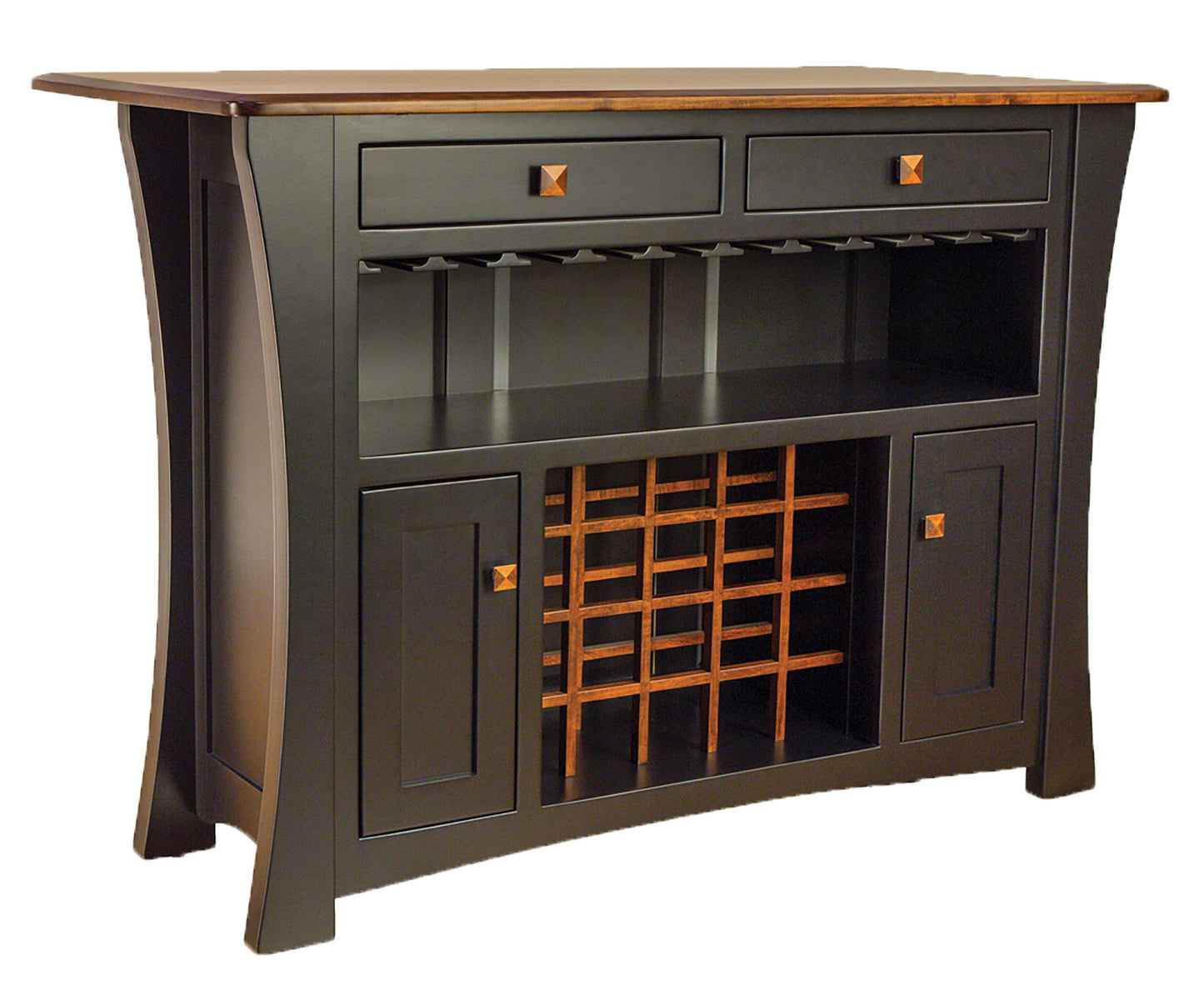 Arts & Crafts Bar Cabinet