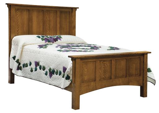 Arts & Crafts Panel Bed - Tall Headboard (ES)