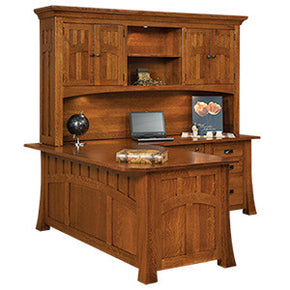 Bridgefort Mission Corner Desk