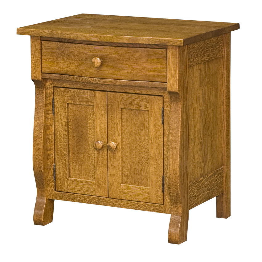 Wellington 1 Drawer 2 Door Night Stand