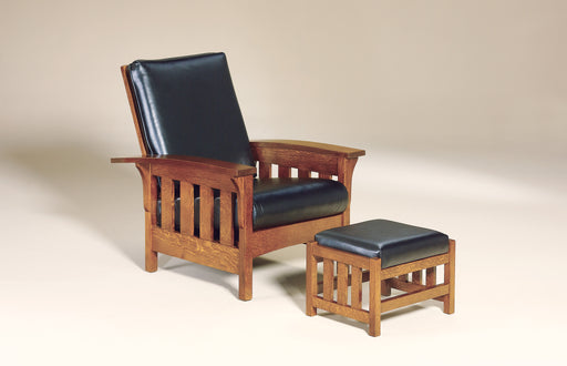 Bow Arm Slat Morris Chair