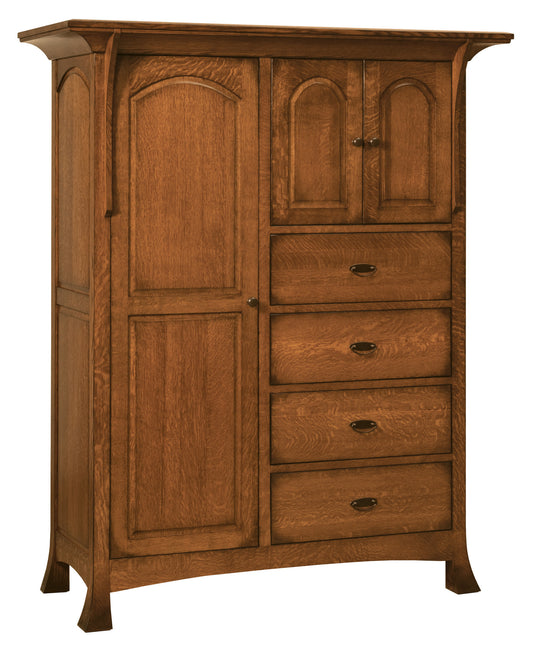 Breckenridge Chifferobe, 4 Drawer, 3 Door