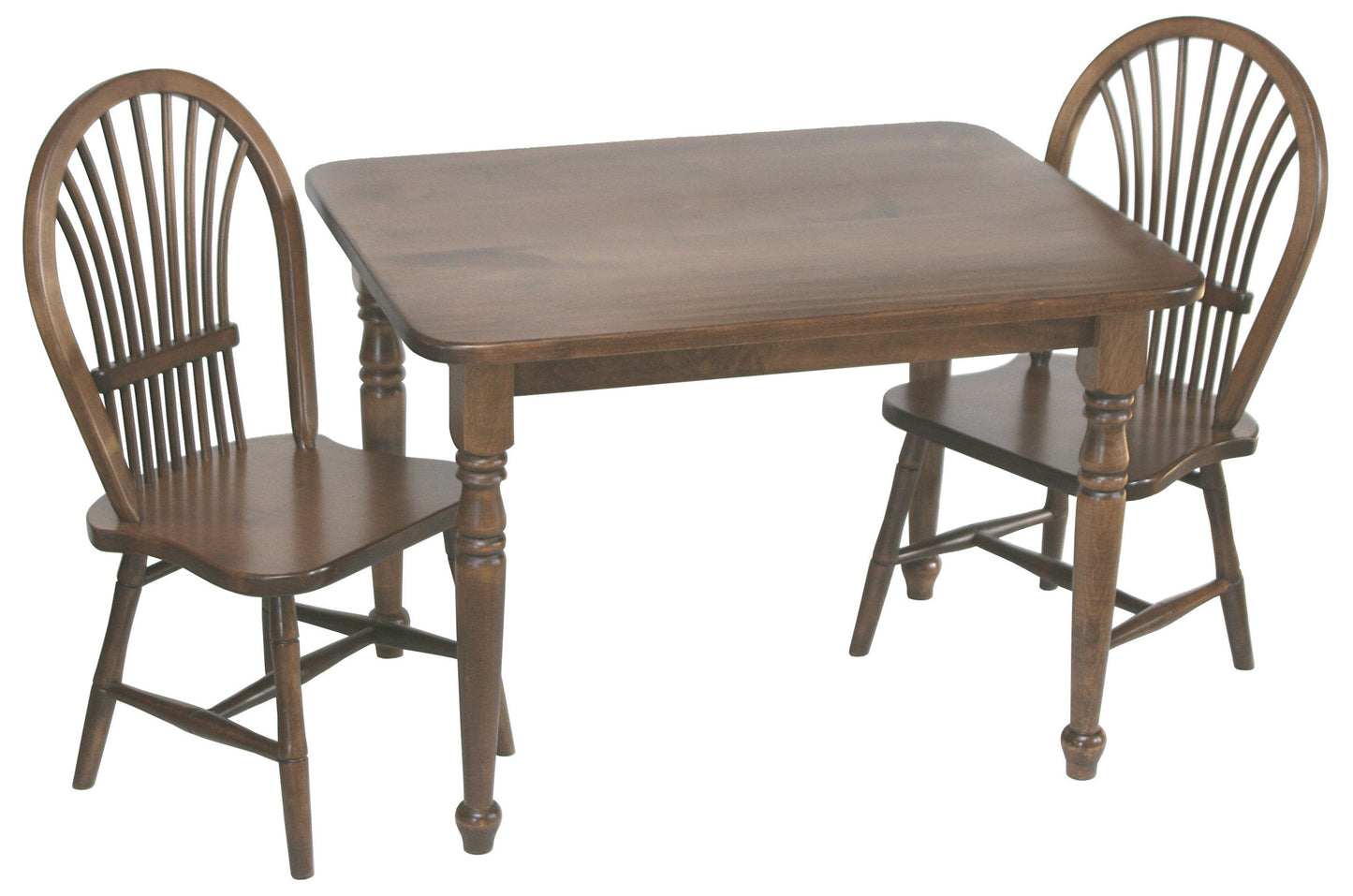 Rectangle Child's Table with Turned Legs