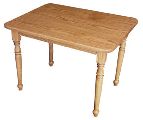 Rectangle Child's Table with Turned Legs