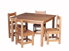Rectangle Child's Table with Square Legs