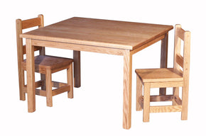 Rectangle Child's Table with Square Legs