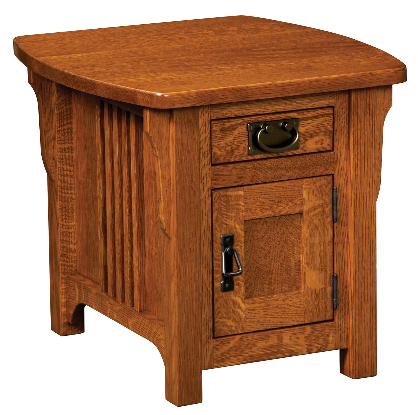 Craftsman Mission Cabinet End Table
