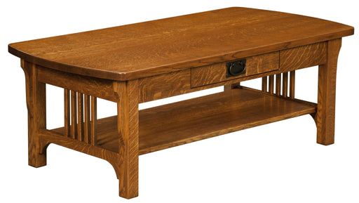 Craftsman Mission Coffee Table Open