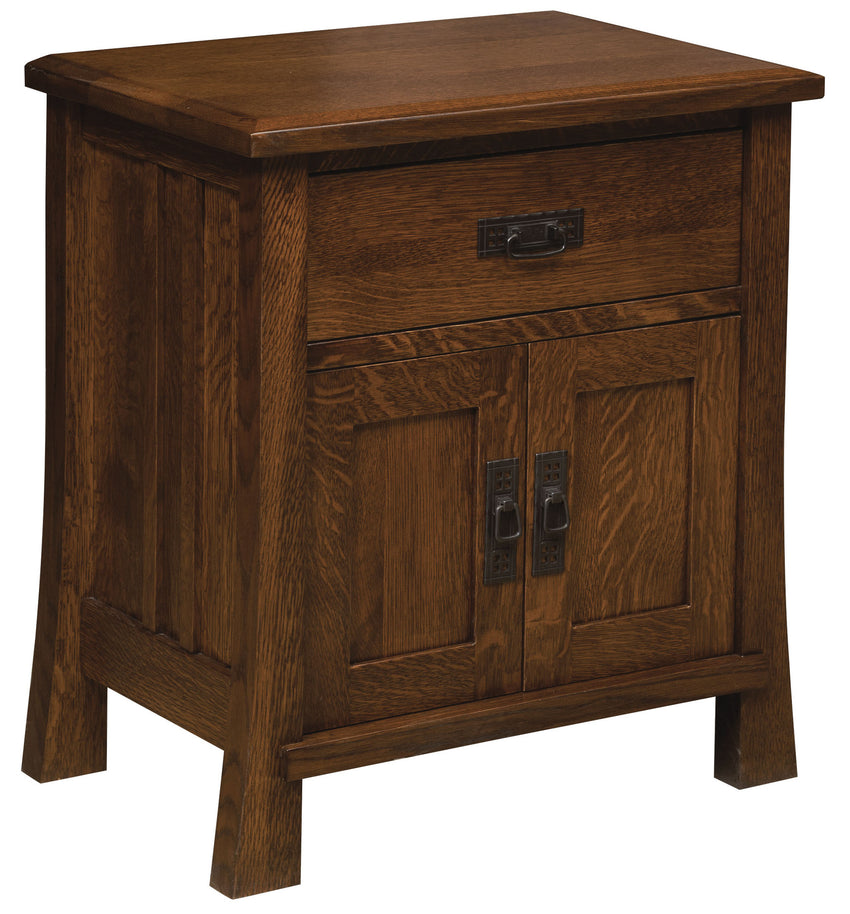 Grant 1 Drawer, 2 Door Nightstand