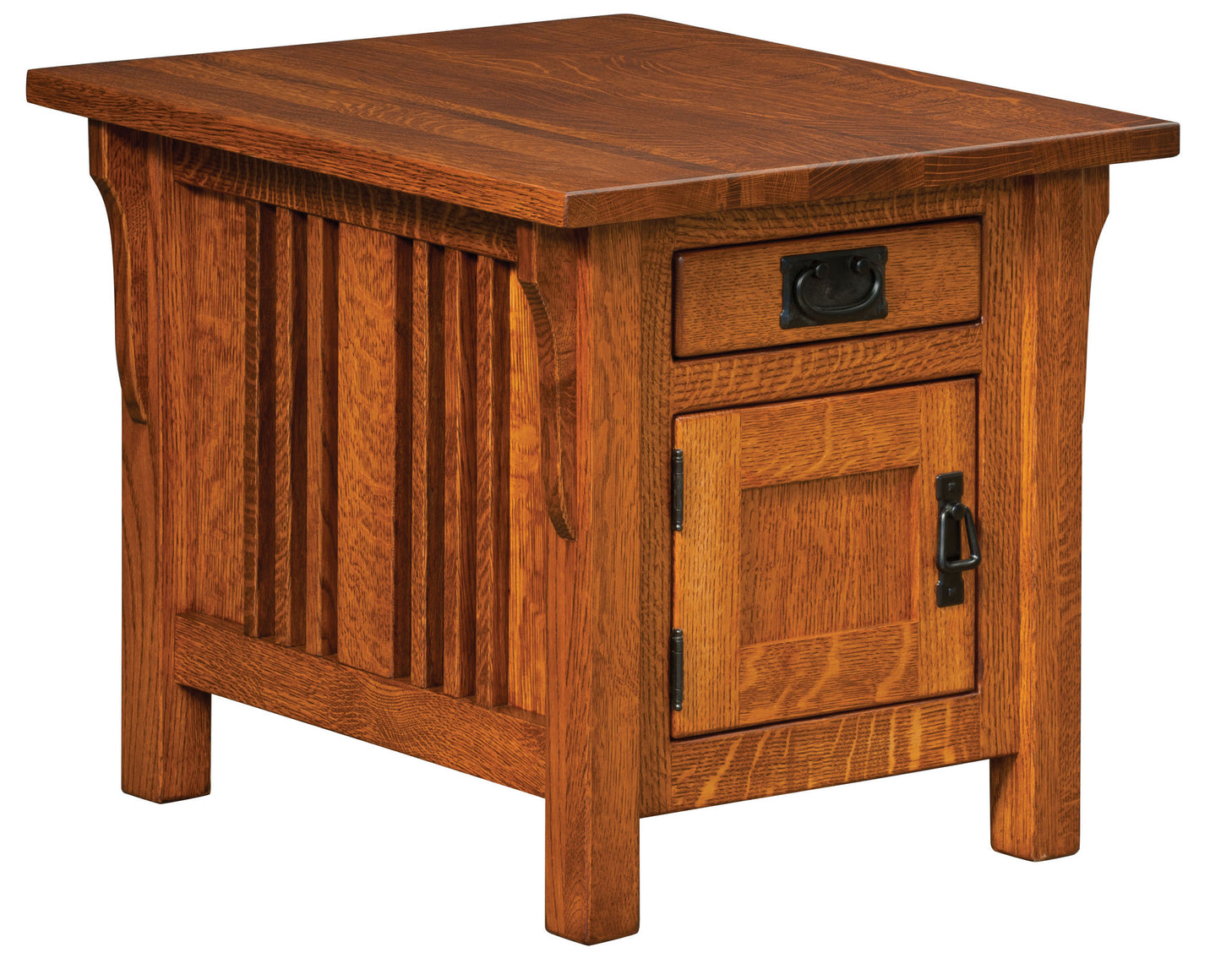 Elliot Mission Cabinet End Table