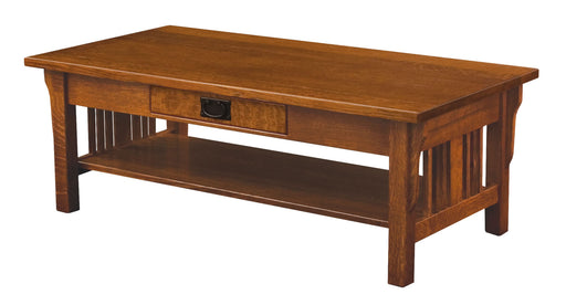 Elliot Mission Coffee Table Open
