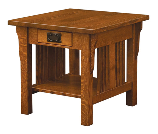Elliot Mission End Table Open