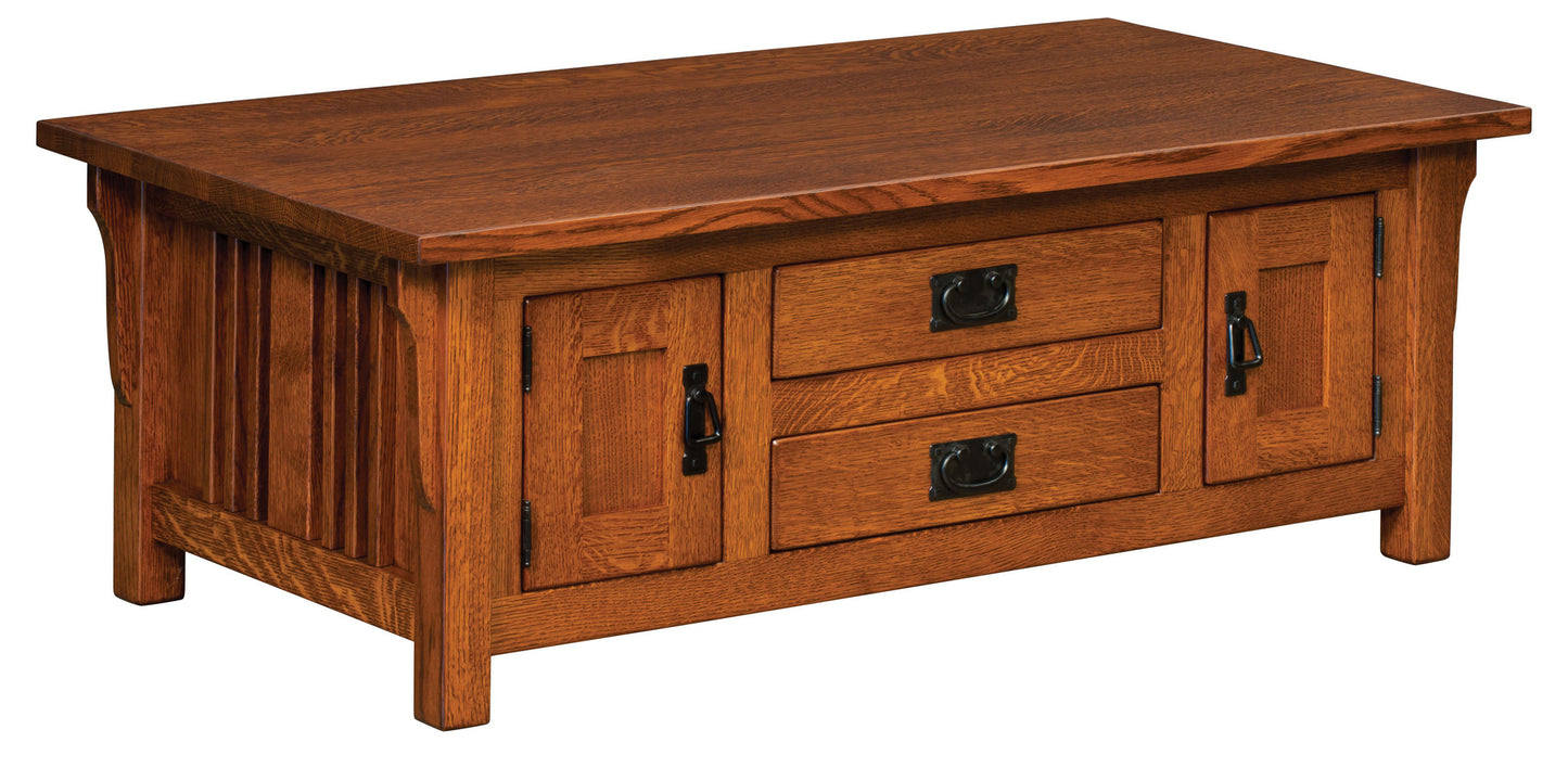 Elliot Mission Cabinet Coffee Table