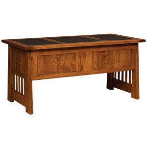 Freemont Open Mission Pedestal Desk