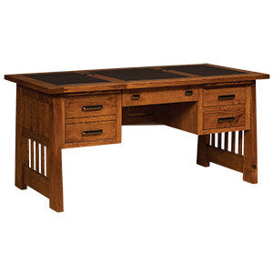 Freemont Open Mission Pedestal Desk