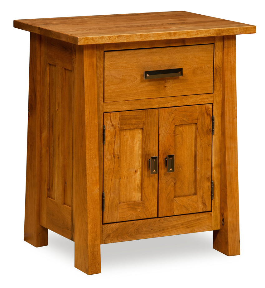 Freemont Mission 30"H Nightstand, 1 Drawer, Open