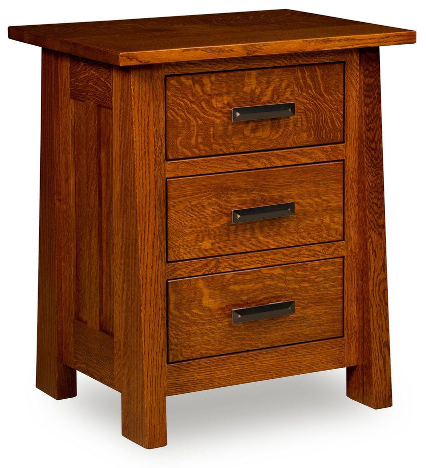 Freemont Mission 30"H Nightstand, 3 Drawer