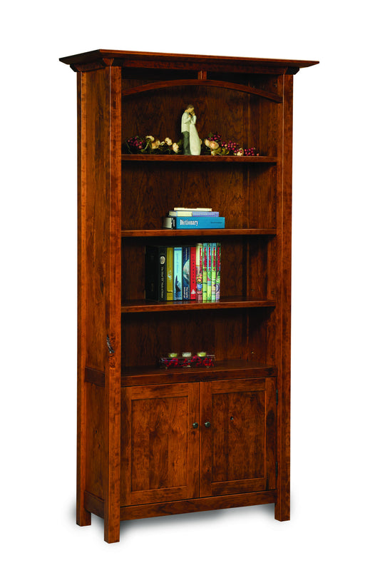 Artesa 4 shelf, 2 door bookcase