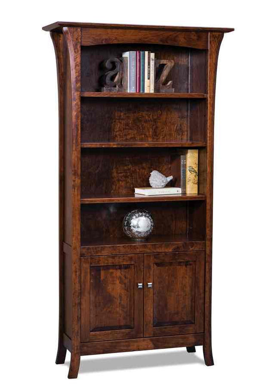 Ensenada  4 shelf, 2 door bookcase