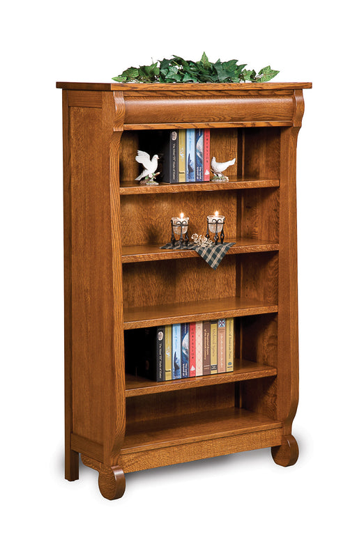 Old Classic Sleigh 4 shelf bookcase